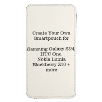 Smartphone Pouch Galaxy S4/S3 Style at Zazzle