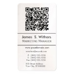 Smartphone QR Code,  Photo or Logo Business Card
