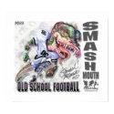 Smash Mouth Dinosaur football posters by mudgestudios Smash Mouth Dinosaur football posters