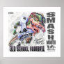 Smash Mouth Dinosaur football Posters
