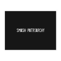 smash patriarchy postcards by funnycustomtshirts smash patriarchy postcards