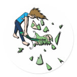 Smash Smashing Smashed Stickers
