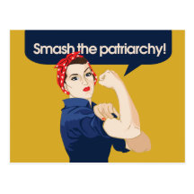 Smash the Patriarchy Feminist Saying Post Cards