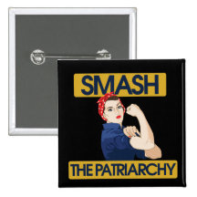 Smash the Patriarchy Pins