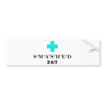 Smashed 24X7 Bumper Stickers