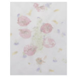Smashed flowers craft, bougie red and green customized letterhead