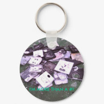 smashedscales, I'M MORE THAN A #! keychains by bloggerpoet smashedscales, I'M MORE THAN A #! keychains