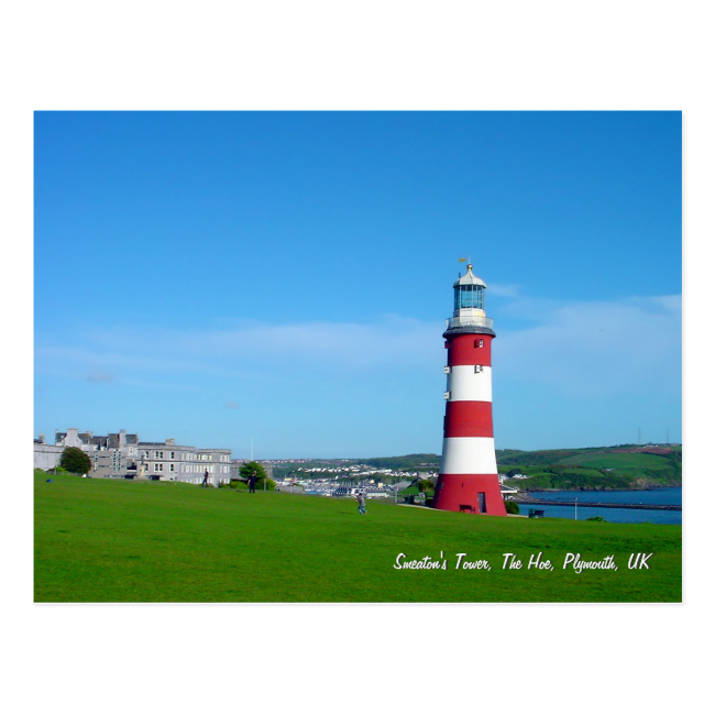 Smeaton's Tower, The Hoe, Plymouth postcard Smeaton's Tower, The Hoe, Plymouth postcard