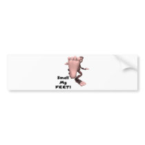Smell My Feet Big Foot Monster bumper stickers