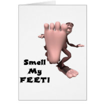 Smell My Feet Big Foot Monster cards
