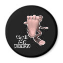 Smell My Feet Big Foot Monster magnets by doonidesigns Smell My Feet Big Foot Monster magnets