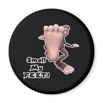 Smell My Feet Big Foot Monster magnets