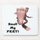 Smell My Feet Big Foot Monster Mouse Pad