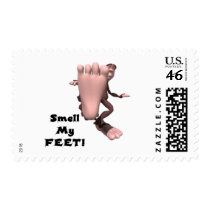 Smell My Feet Big Foot Monster postage