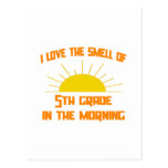 Smell of 5th Grade in the Morning Postcards
