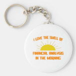 Smell of Financial Analysis in the Morning Keychains