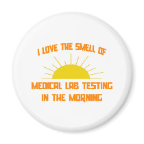 Smell of Medical Lab Testing in the Morning Magnets