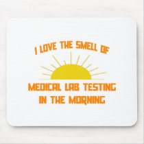 Smell of Medical Lab Testing in the Morning Mouse Pads