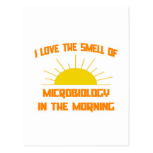 Smell of Microbiology in the Morning Post Card