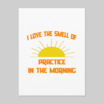 Smell of Practice in the Morning Postcard