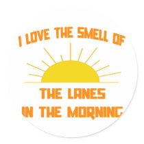 Smell of The Lanes in the Morning Sticker