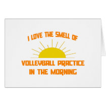 Smell of Volleyball Practice in the Morning cards
