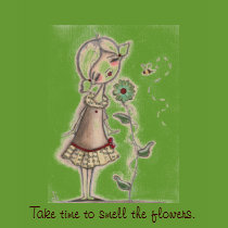 Smell the Flowers - Fitted Tee t-shirts
