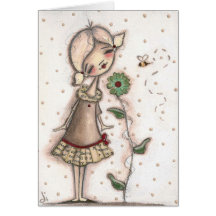 Smell the Flowers - Note Card