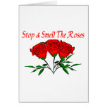 Smell The Roses Greeting Cards
