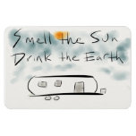 Smell the Sun Flexi Magnet magnets