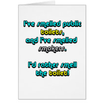 Smelling a smoker cards