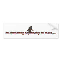 smelling squatchy bumper sticker