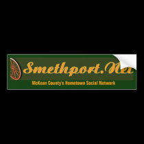 Smethport Net Bumper Sticker bumper stickers