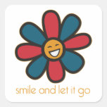 Smile and Let it Go stickers