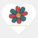 Smile and Let it Go stickers