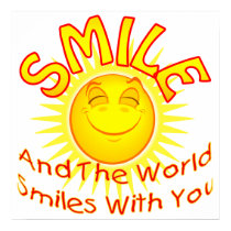 Smile and the World Smiles with You (2) posters by MarkoMarko Smile and the World Smiles with You (2) posters