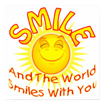 Smile and the World Smiles with You posters by MarkoMarko Smile and the World Smiles with You posters