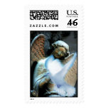 Smile at peace  postage stamp
