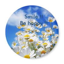 Smile !!Be happy !! magnets