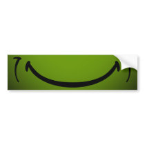 Smile Bumper Sticker bumper stickers
