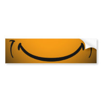 Smile Bumper Sticker bumper stickers