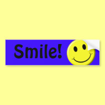 Smile! bumper stickers