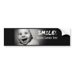 SMILE! BUMPER STICKER