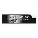 SMILE! bumper stickers