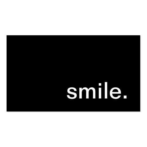 Smile Business Card