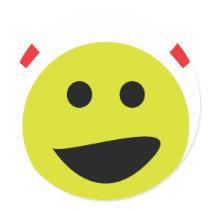 smile devil stickers