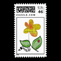 smile flower stamps