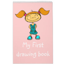 Smile Girl - My  First drawing book Wall Calendars