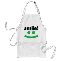 Smile - Green aprons by visualnewbie Smile - Green aprons