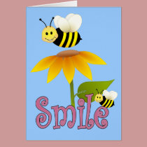 Smile Happy Bees cards